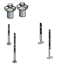 E8860032 - YAKIMA AERO KNOBS AND BOLTS