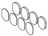 E8870045 - YAKIMA FAIRING PAD SET (Zone 17B)