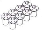 E8870048 - YAKIMA CARGOBOX MOUNTING KNOBS (Zone 16)