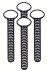 E8880011 - YAKIMA BOLT SET 1/4 X 2 1/4
