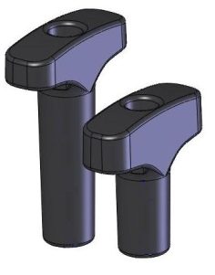 E8880139 - YAKIMA FORKLIFT ADJUSTEMENT HANDLE (Zone 17C)