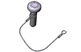 E8880530 - YAKIMA GREY PULL PIN ASSEMBLY