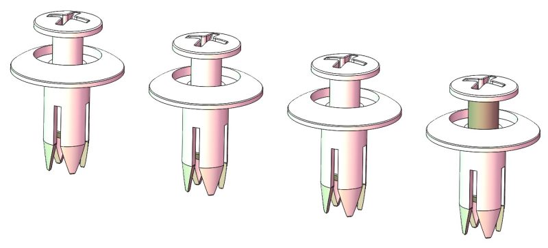 E8880588 - YAKIMA WINDSHIELD RETAINER SCREWS (17D)