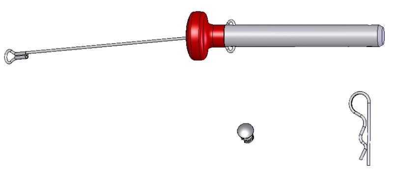 E8890196 - YAKIMA PULL PIN HOLDUP