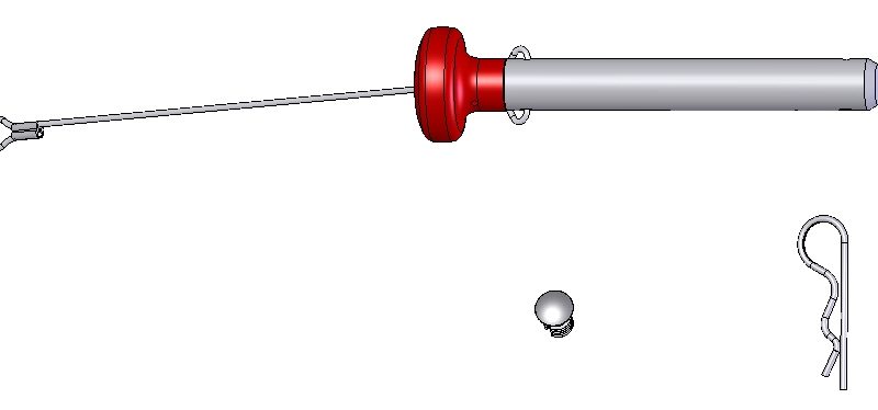 E8890196 - YAKIMA PULL PIN HOLDUP
