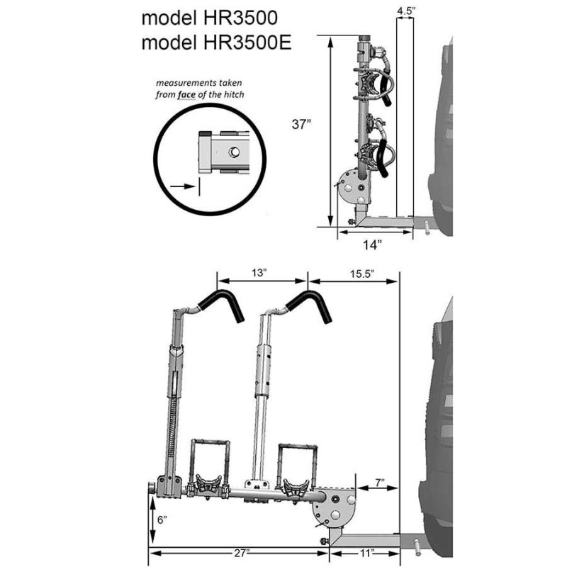 HR3500E- HOLLYWOOD TRS 2 bikes E-Bikes - Image 2