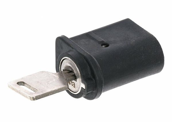 RM-12006 - PLASTIC LOCK POD W/LOCK & KEY
