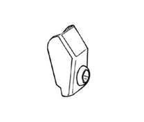8531388 - Thule part - Aero foot 400 lock hood