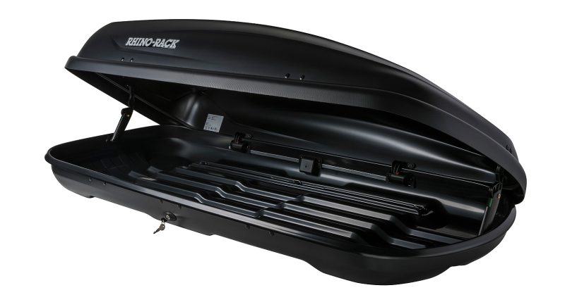 RMFT370A -Rhinorack Masterfit RoofBox 370L Black - Image 2