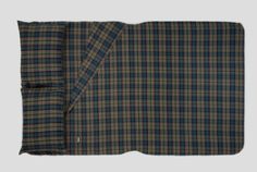 901820 - THULE TEPUI AYER 2 PLAID BLUE - GREEN FLANNEL FITTED SHEETS