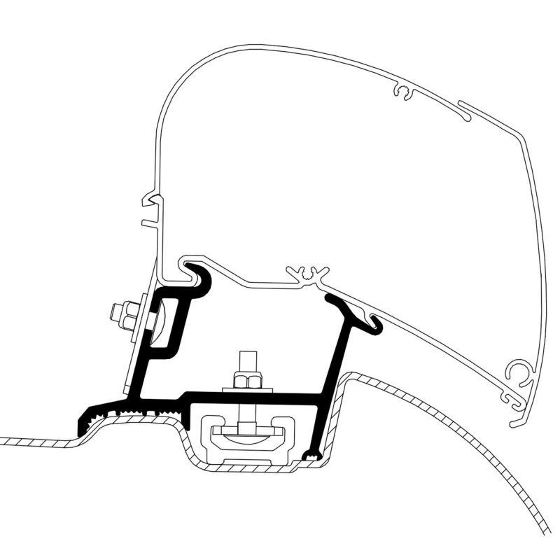 301668 - THULE ADAPTER ROOF MOUNT AWNING