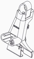 E8810137 - YAKIMA TOWER 1A SINGLE, NO KNOB