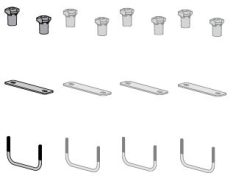 E8870098 - YAKIMA CARGO BOX 10 MOUNTING HARDWARE