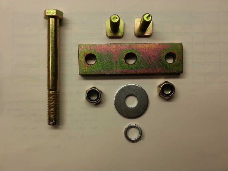 E8880317 - YAKIMA TRAILER SPARE TIRE MOUNTING HARDWARE KIT