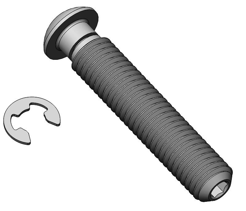 E8880623 - YAKIMA BASELINE DRIVEBOLT WITH CLIP