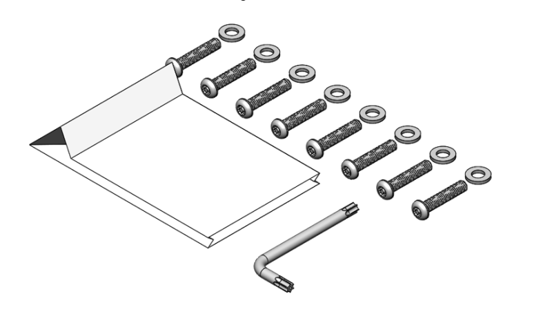 E8880762 - YAKIMA LANDING PAD 19 HARDWARE BAG