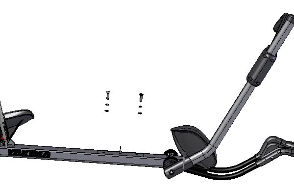 E8890198 - YAKIMA HOLDUP REAR BIKE TRAY SILVER