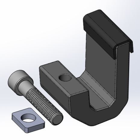E8881008 - OH/OP J-CLAMP W/HARDWARE