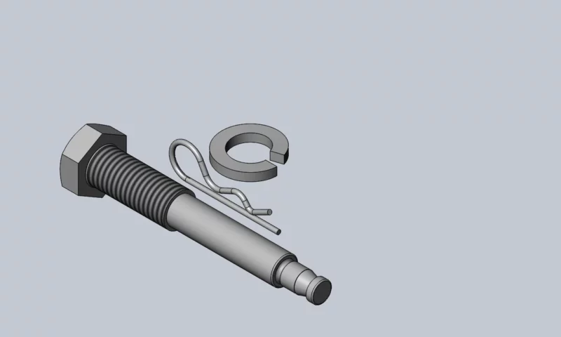 8880953 - YAKIMA HO/HT/EXO Bolt w/ Lock Washer and Pin (zone 16)