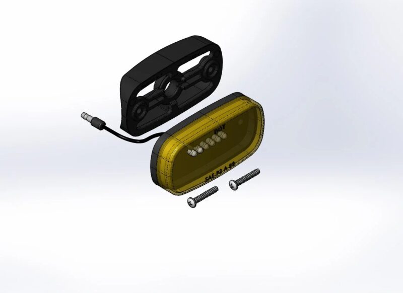 8880987 - YAKIMA RPL,LIGHT,SDE MRKR,AMBER,LED (zone 21)